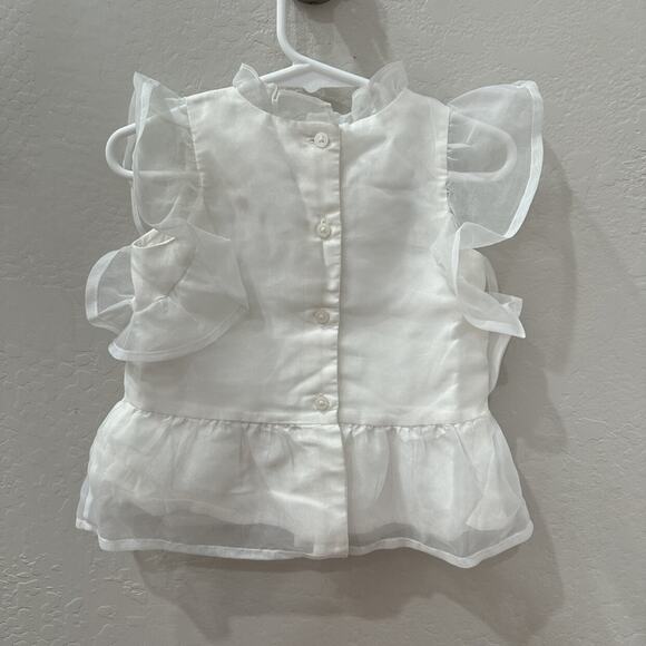 Janie and Jack Embroidered Floral Ruffle Shirt - Picture 6 of 10